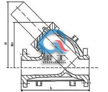 保溫（wēn）Y型過濾器外形結構圖